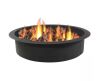 Sunnydaze 36 in. x 36 in. Round Heavy-Duty Steel Wood Burning Fire Pit Rim Liner - Thumbnail 1