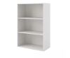Furniture of America Quincy 35.27 in. Tall Stackable White Engineered Wood 3-Shelf Modern Modular Bookcase - Thumbnail 1