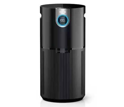Shark True Console 1000 sq. ft. HEPA Filter Air Purifier and Cleaner in Blacks with True NanoSeal, Cleansense IQ and Odor Lock - Lot 169JF