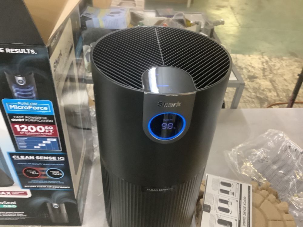 Shark True Console 1000 sq. ft. HEPA Filter Air Purifier and Cleaner in Blacks with True NanoSeal, Cleansense IQ and Odor Lock - Image 3 - Lot 169JF