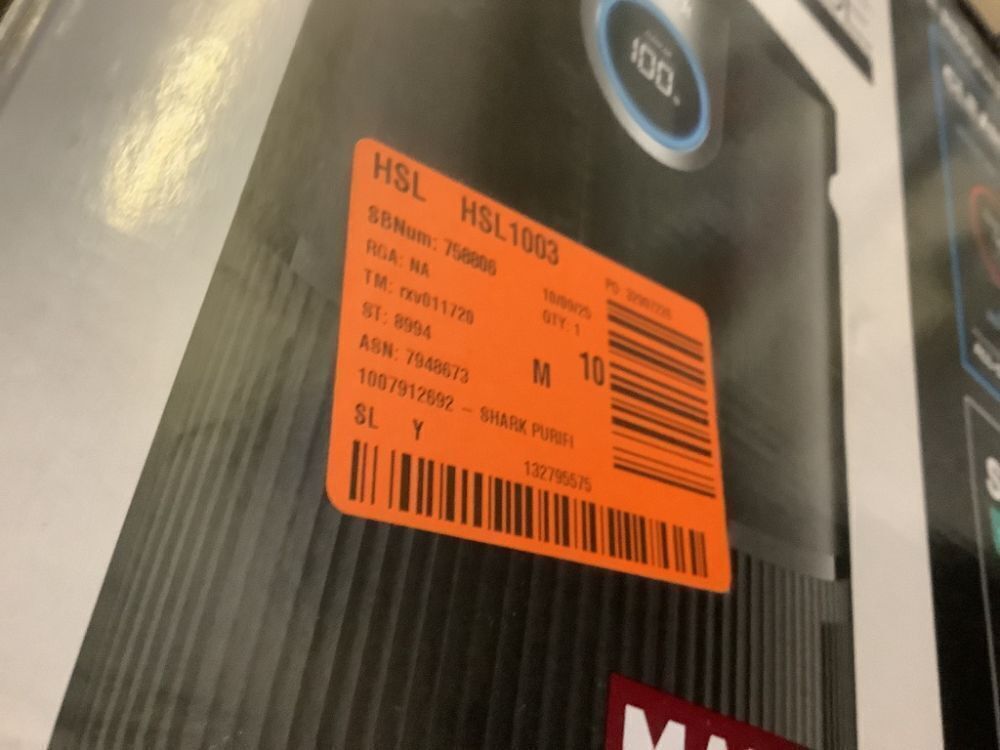Shark True Console 1000 sq. ft. HEPA Filter Air Purifier and Cleaner in Blacks with True NanoSeal, Cleansense IQ and Odor Lock - Image 5 - Lot 169JF
