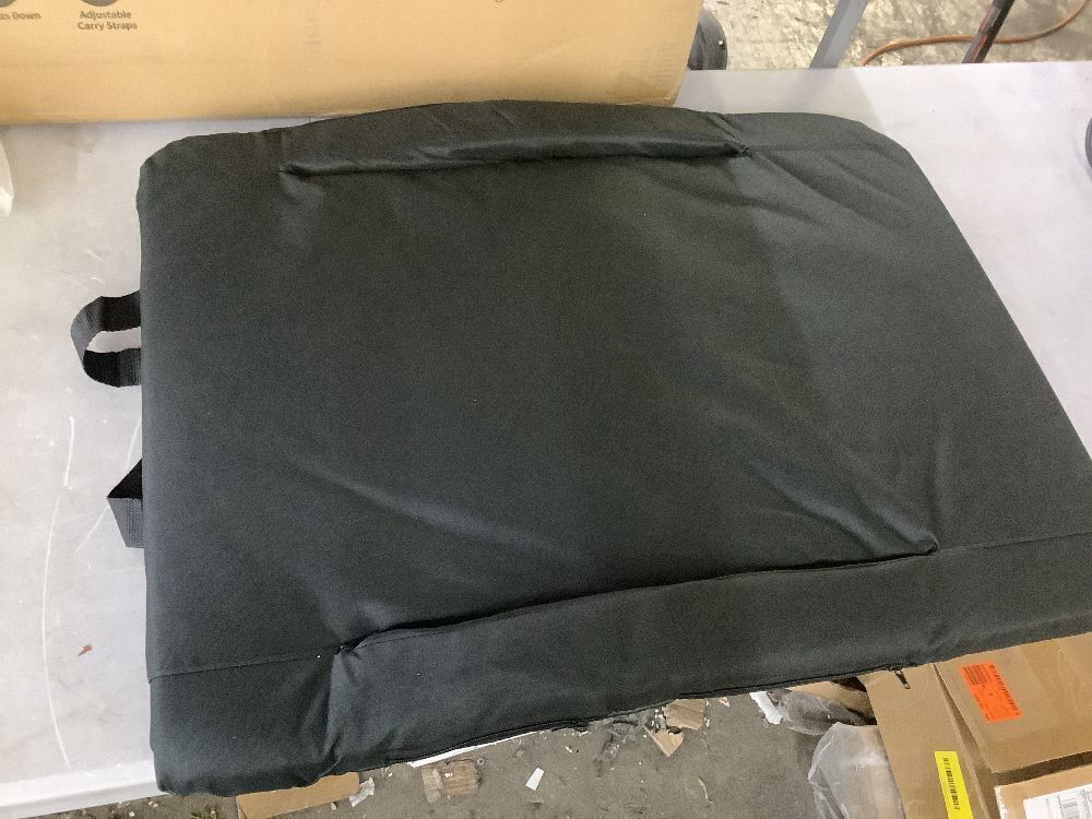 Portable Double Heated Stadium Seat with Padded Backrest, USB 3 Levels of Heat and 5 Pockets - Image 5 - Lot 254JF