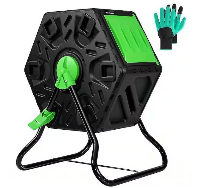 VIVOSUN 18.5 Gal. Heavy-Duty Tumbling Composter with Sliding Door - Image 1 - Lot 255JF