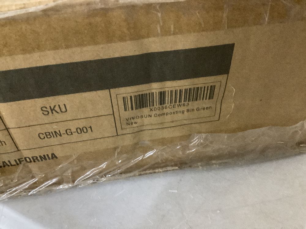 VIVOSUN 18.5 Gal. Heavy-Duty Tumbling Composter with Sliding Door - Image 6 - Lot 255JF