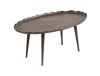 Kate and Laurel Alessia 33.5 in. Bronze Oval Metal Coffee Table - Thumbnail 1