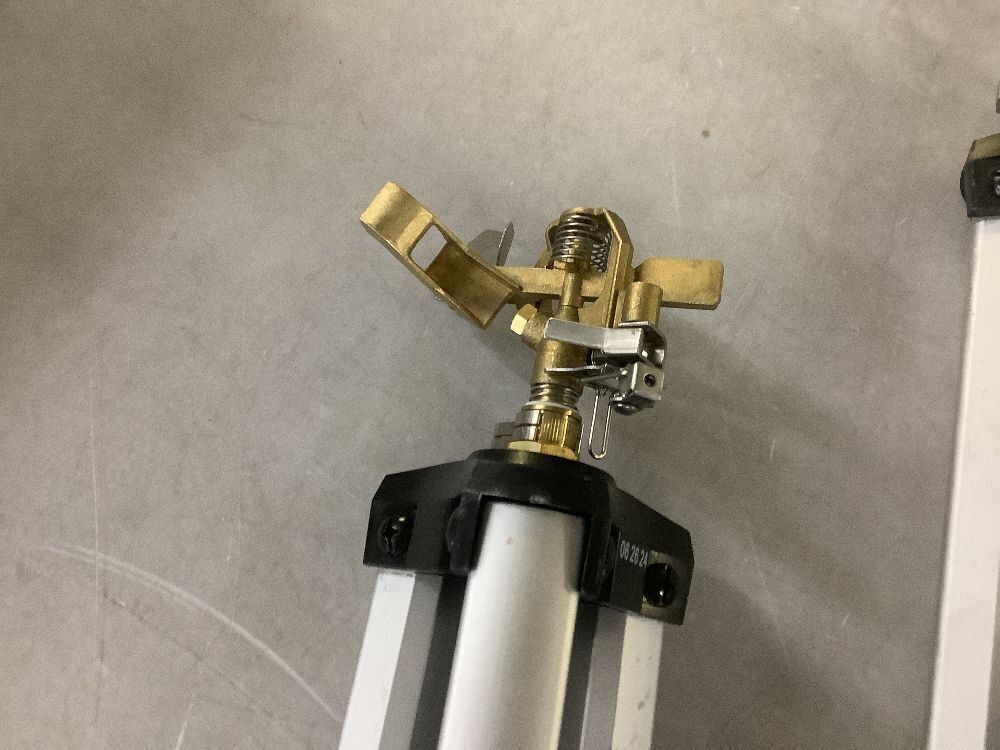 Lot of (2) Husky Metal Pulsating Sprinkler with Tripod - Image 3 - Lot 262JF