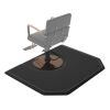 OmySalon 4' x 5' Salon Anti Fatigue Mat for Round Base Styling Chair 7/8in Thick - Thumbnail 1