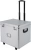 Locking Mobile Storage File Box with Telescopic Handle - Thumbnail 1