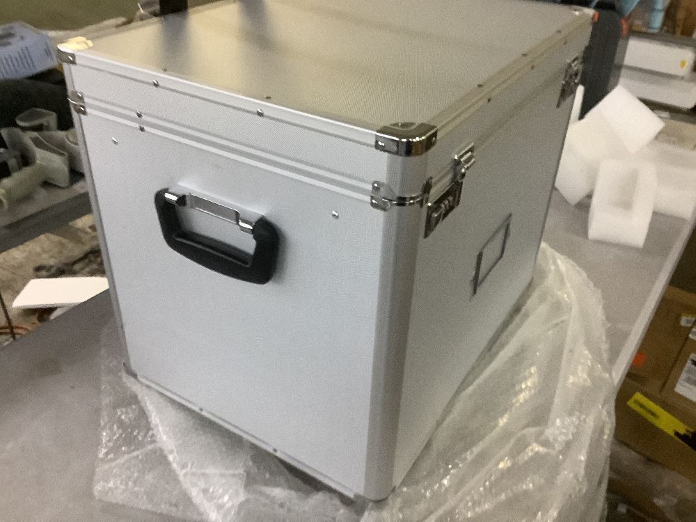 Locking Mobile Storage File Box with Telescopic Handle - Image 3 - Lot 362