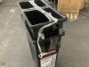 Lot of (2) United Solutions 23 Gal. Black Highboy Waste Container - Thumbnail 2