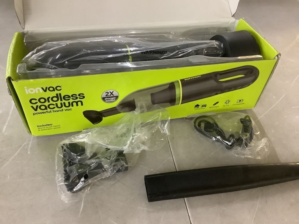 IonVac Handheld Cordless Vacuum - Image 3 - Lot 762JF