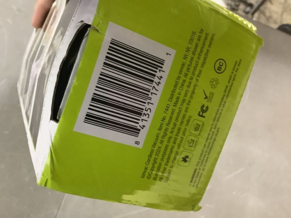 IonVac Handheld Cordless Vacuum - Image 4 - Lot 762JF