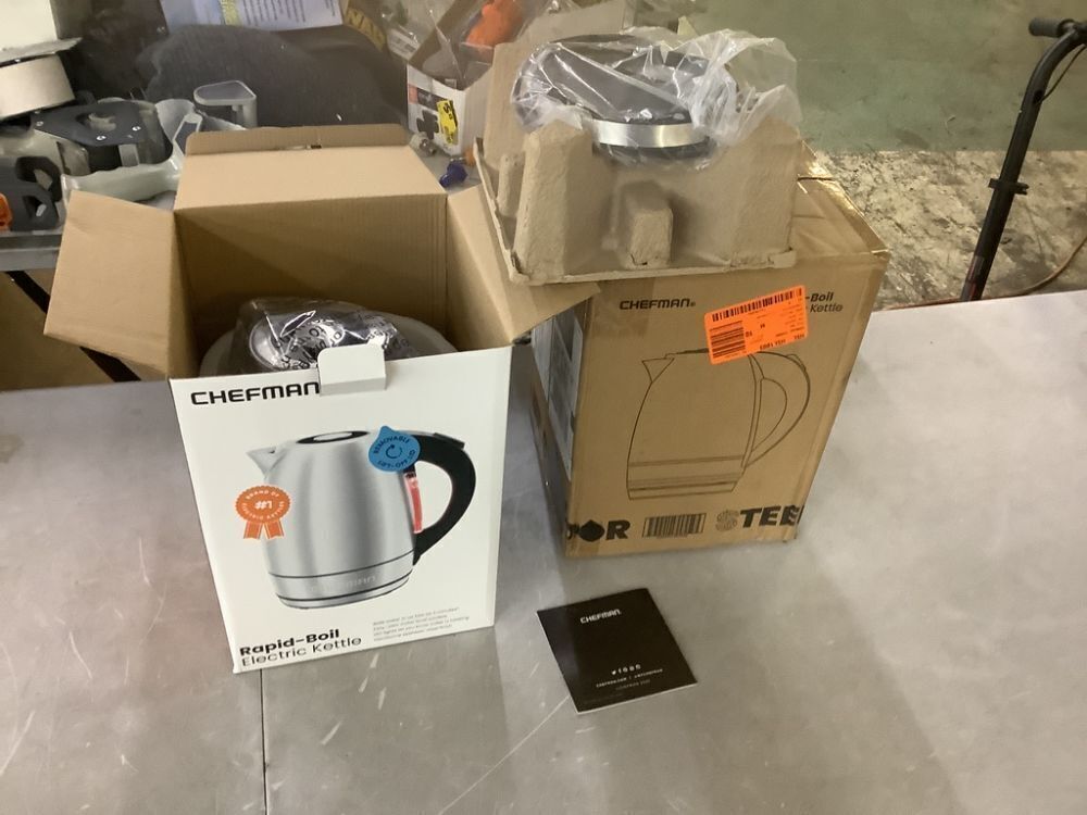 Chefman 1.7 Liter Stainless Steel Electric Tea Kettle with Automatic Shutoff - Image 2 - Lot 767JF