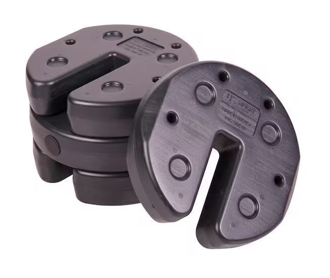 USW 30 lbs. Black US Weight Canopy Weight Plates (Set of 4) - Image 1 - Lot 769JF