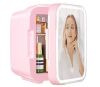 Skincare Fridge with LED Mirror, 4L - Thumbnail 1
