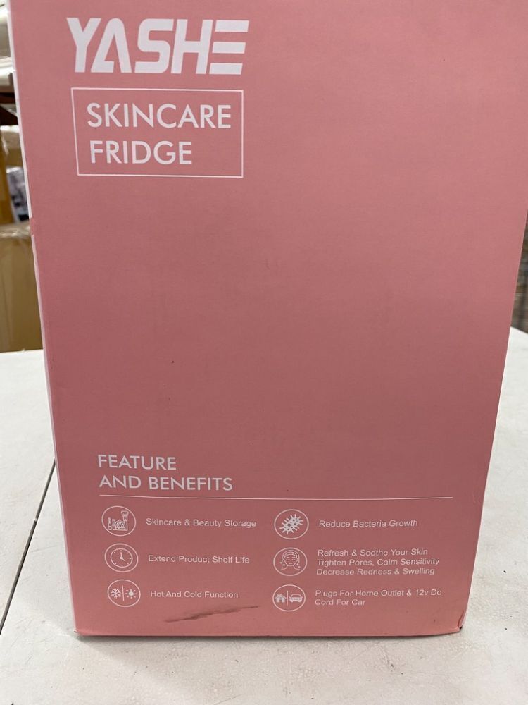 Skincare Fridge with LED Mirror, 4L - Image 8 - Lot 519