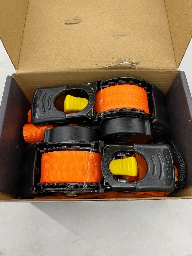 AUGO Retractable Ratchet Straps, 10', 1200Lb Breakstrength, 2pc - Image 3 - Lot 711