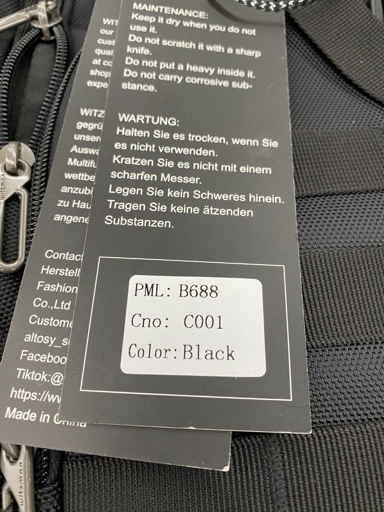 WITZMAN Carry On Travel Backpack - Image 3 - Lot 712