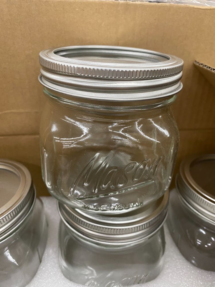 Wide Mouth Mason Jars, 6 Pack - Image 1 - Lot 715