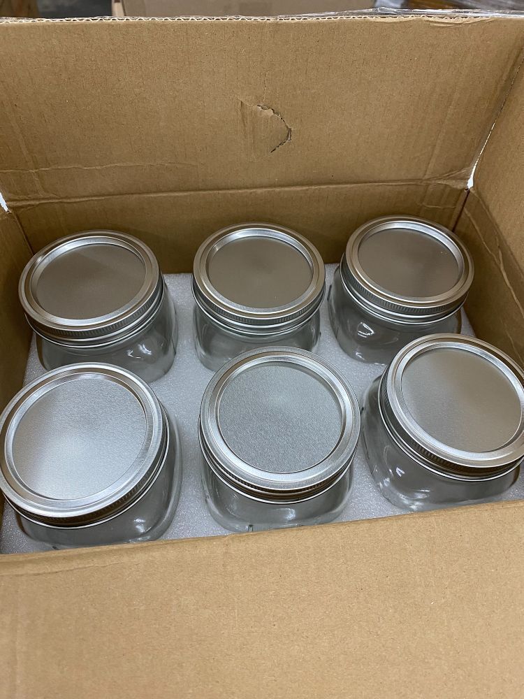 Wide Mouth Mason Jars, 6 Pack - Image 2 - Lot 715