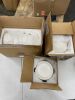 Lot of MalaCasa Porcelain Soup Bowls 4pc, MalaCasa Porcelain Salad Bowls, 8 pc & Ceramic Spoon Rest, 4 pc - Thumbnail 1