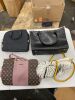 Lot of (3) Handbags & (1) Toiletries Bag - Thumbnail 1
