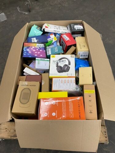 Coffin Box of Small Electronics & Accessories, High Piece Count - Uninspected - Lot 424