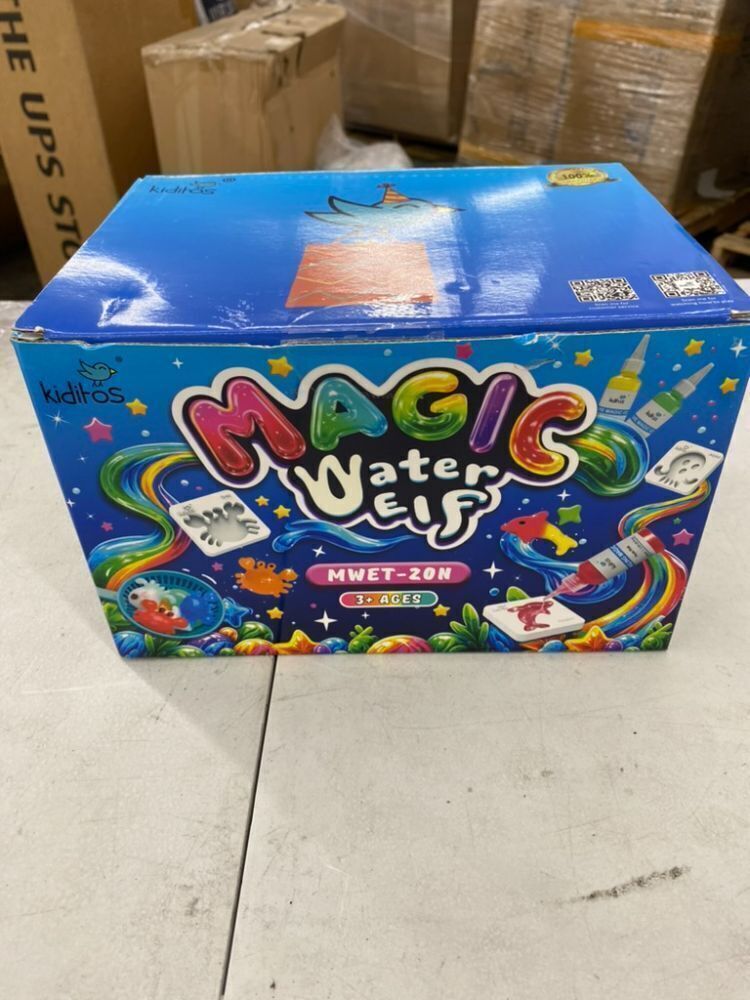Kiditos Magic Water Elf Toy Kit, Squishies for Kids, 20 Gels & 10 Molds - Image 2 - Lot 429