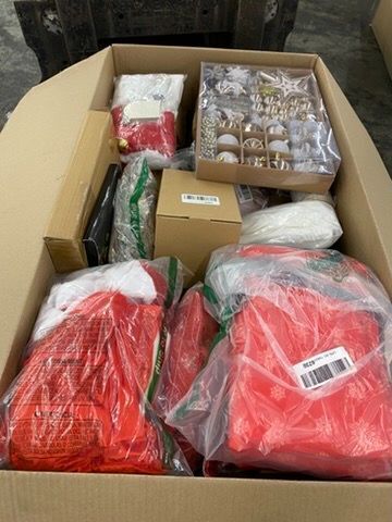 Coffin Box of Christmas Items - Uninspected - Lot 430