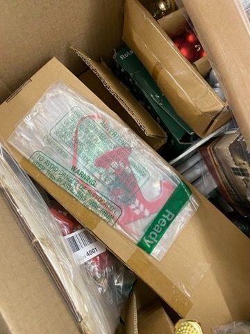 Coffin Box of Christmas Items - Uninspected - Image 5 - Lot 430