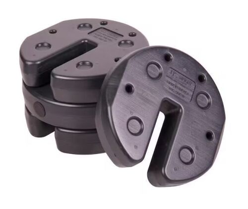 USW 30 lbs. Black US Weight Canopy Weight Plates (Set of 4) - Lot 451JF