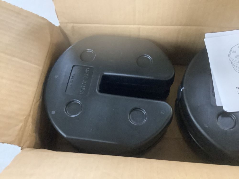 USW 30 lbs. Black US Weight Canopy Weight Plates (Set of 4) - Image 3 - Lot 451JF