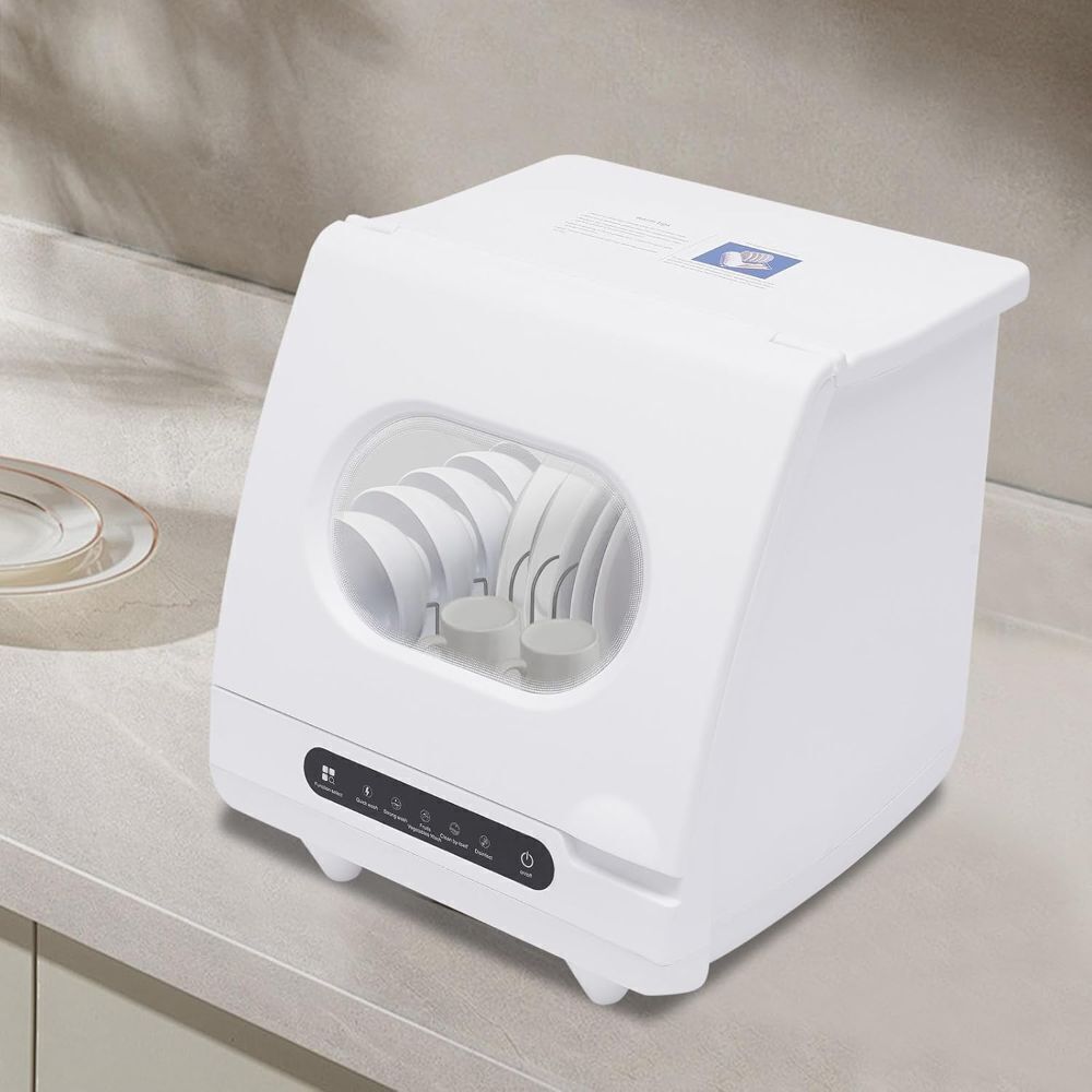 Portable Countertop Dishwasher, 5 Wash Programs - Image 1 - Lot 82