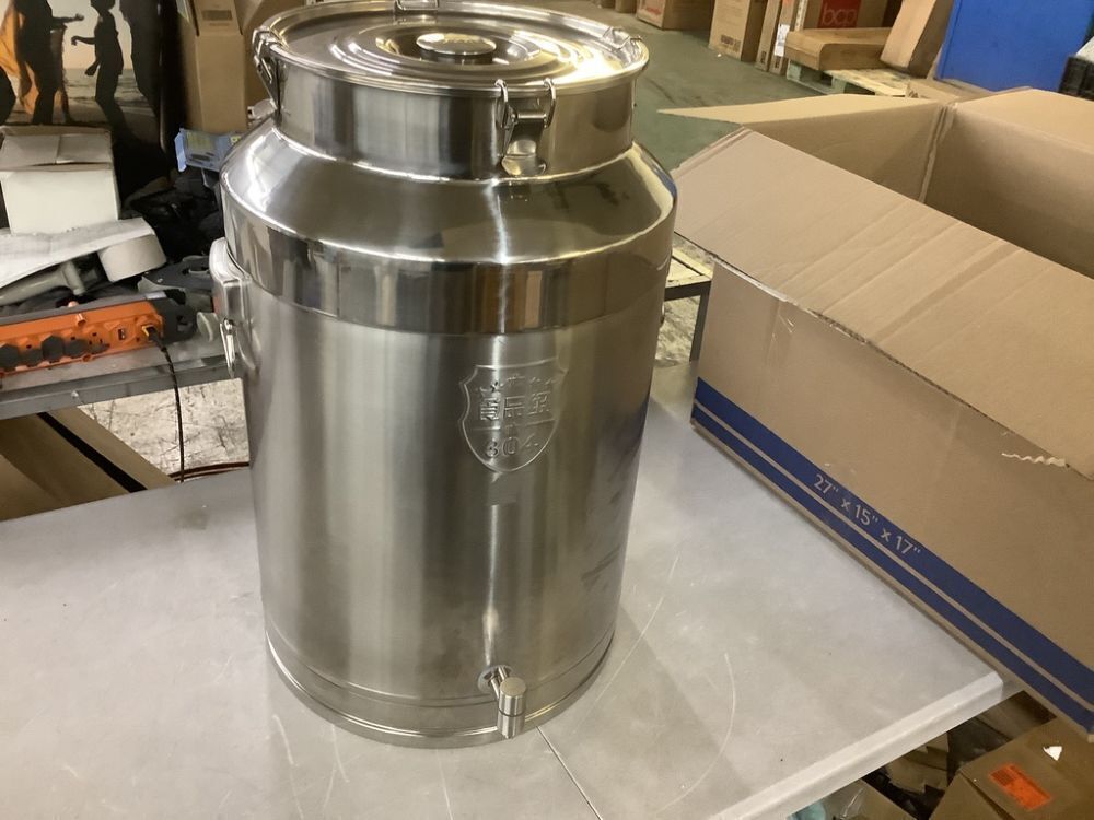Stainless Steel Milk Can, 20.1 Gal - Image 1 - Lot 459