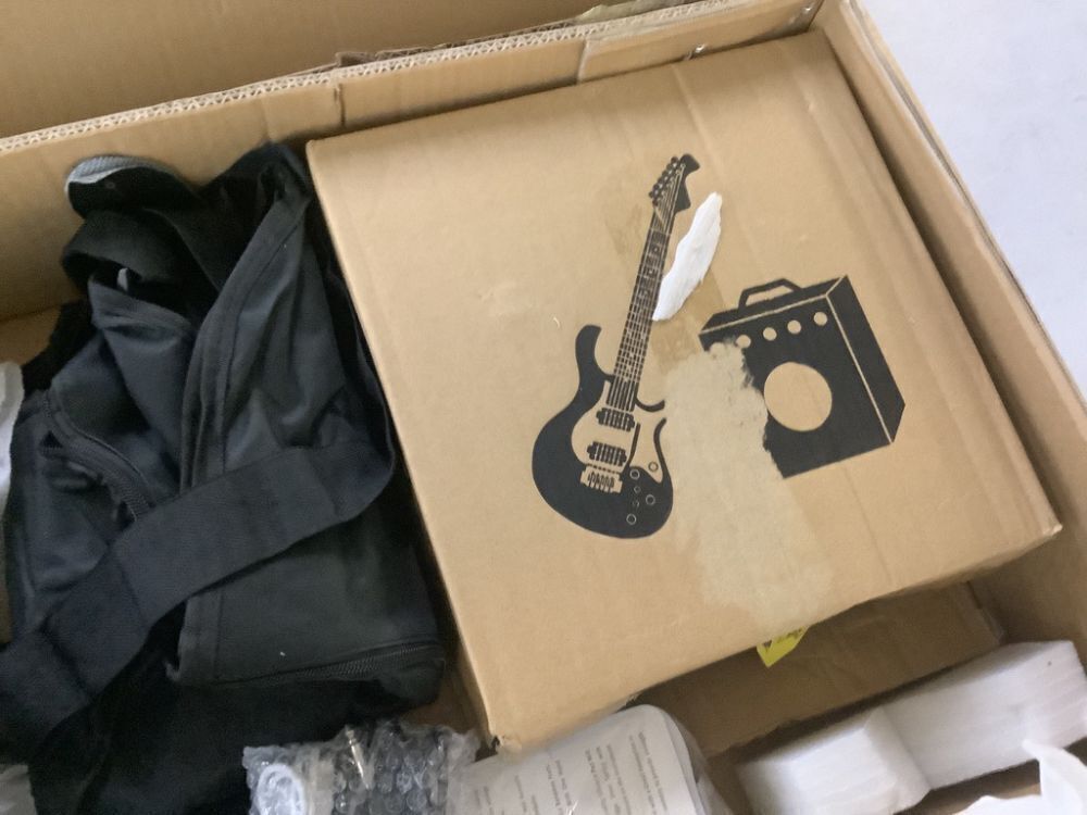 Ktaxon Full-Size Acoustic Electric Guitar with Amp, 41 Inch - Image 5 - Lot 463