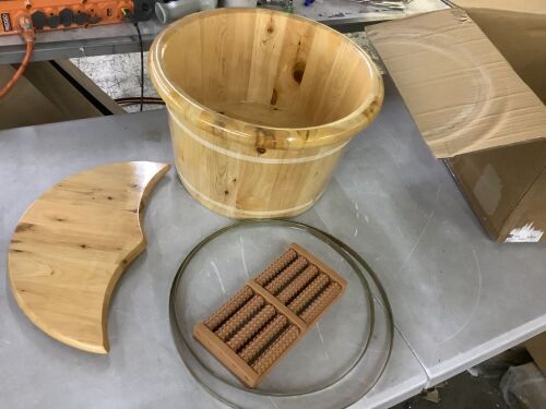 Wooden Footbath Bucket - Lot 464