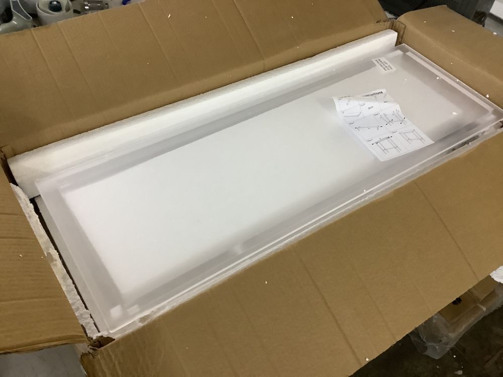 Acrylic Console Table - Image 1 - Lot 552