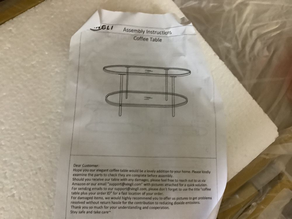 VINGLI Glass Coffee Table - Image 4 - Lot 660