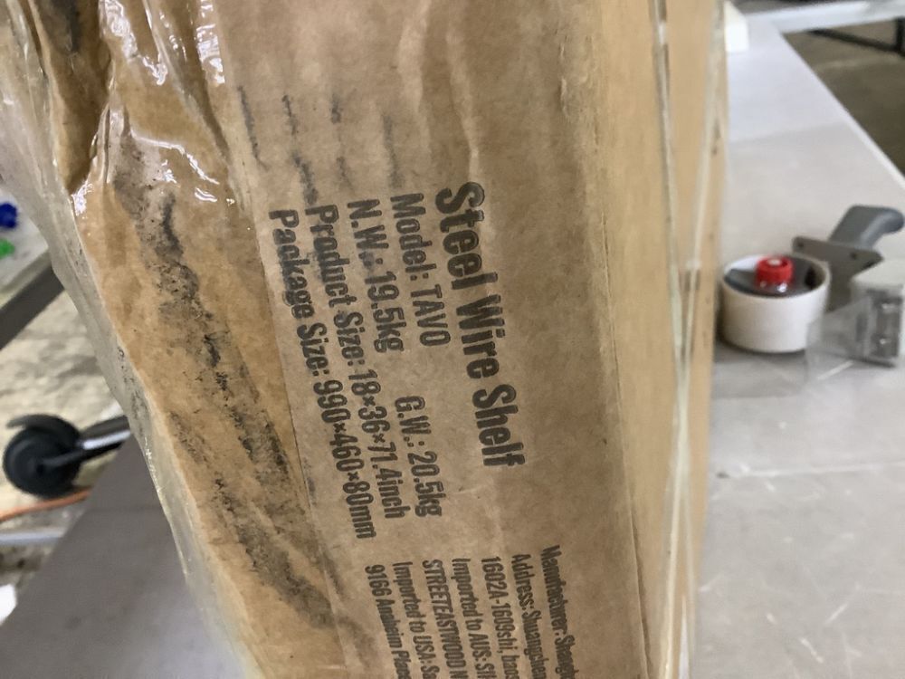 VEVOR Storage Shelving Unit, 5-Tier Adjustable, 2000 lbs Capacity, 35" L x 18" W x 71" - Wood Shelves Damaged - Image 5 - Lot 555