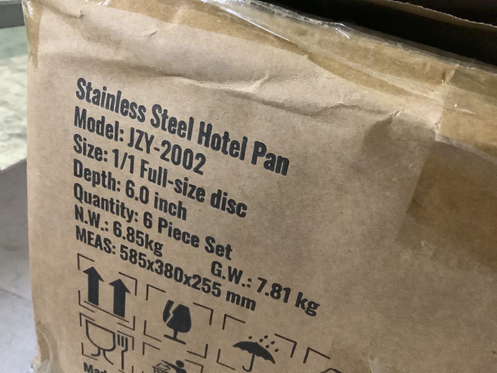 VEVOR 6 Pack Steam Table Pans 20.9 x 12.8 x 5.9 Inch - Image 6 - Lot 558