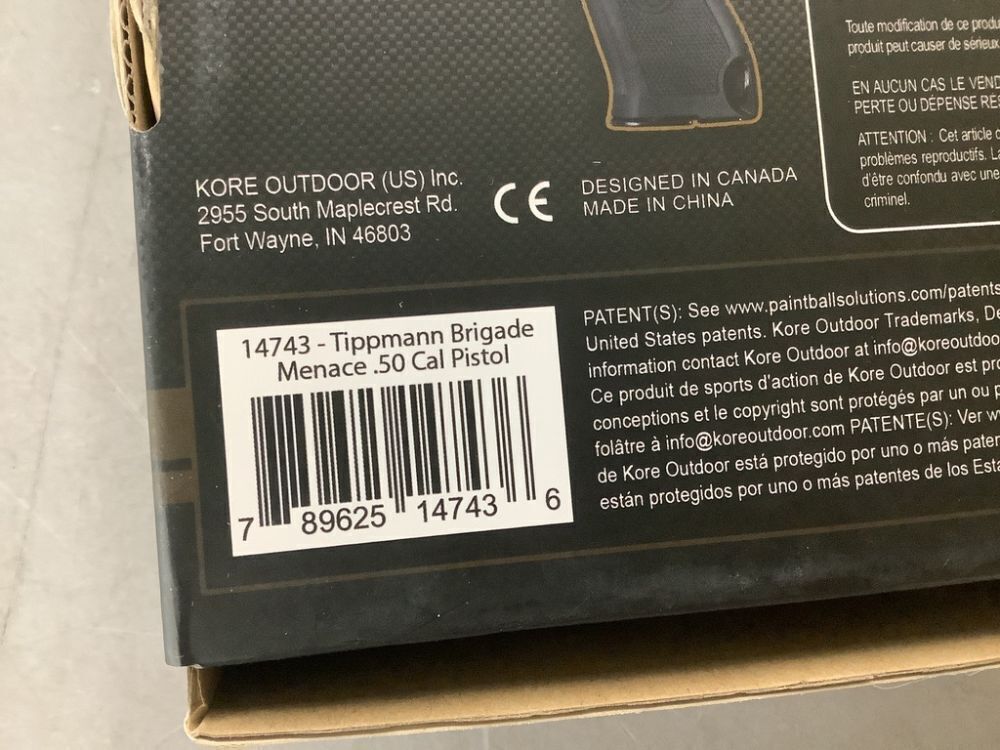 Lot of (2) Tippmann Brigade Menace .50 Caliber Paintball Pistol & (2) 500ct Yellow Paintballs - Image 7 - Lot 654