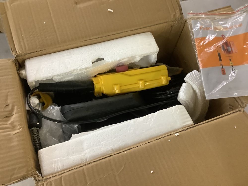 1,100 lbs Electric Winch with 2 Wireless Remote Control & Cable Remote Control - Image 2 - Lot 81