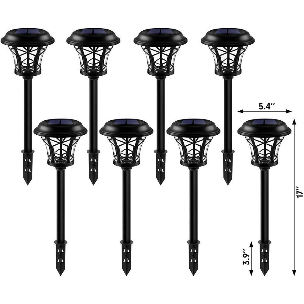 BEAU JARDIN 8 Pack Solar Landscape Pathway Lights - Image 1 - Lot 726