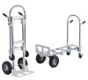 VEVOR Aluminum Convertible Folding Hand Truck Dolly, 800 lbs Load Capacity - Thumbnail 1