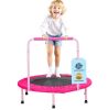 VEVOR 36" Kids Foldable Mini Trampoline with Handle - Thumbnail 1
