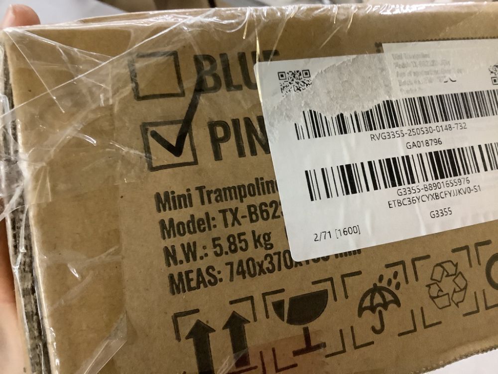 VEVOR 36" Kids Foldable Mini Trampoline with Handle - Image 4 - Lot 625