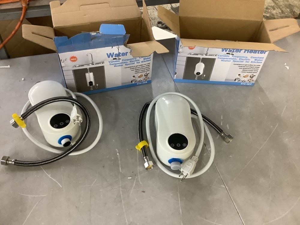 Lot of (2) Tankless Electric Water Heaters - Image 1 - Lot 611
