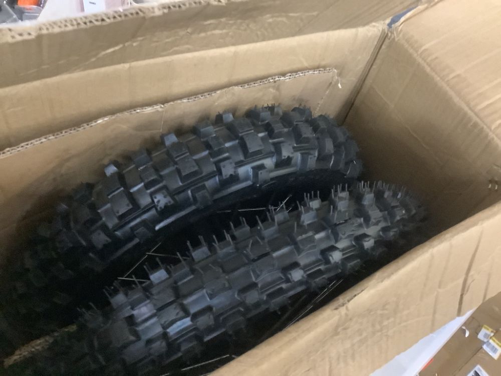 60/100-14 Front and 80/100-12 Rear Dirt Bike Wheels - Image 2 - Lot 118