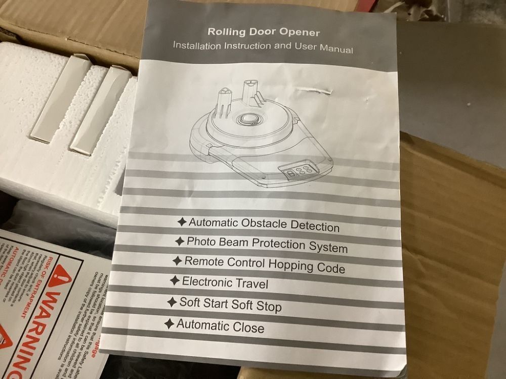 Automatic Roll Up Door Opener, 100W 800N - Image 4 - Lot 119