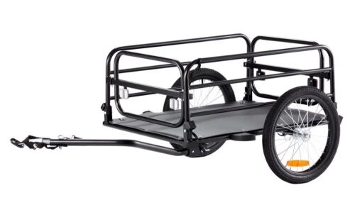 VEVOR Bicycle Cargo Trailer, 160 lbs Load Capacity, 16" Wheels, Safe Reflectors, Fits 22"-28" Bike Wheels - Lot 76